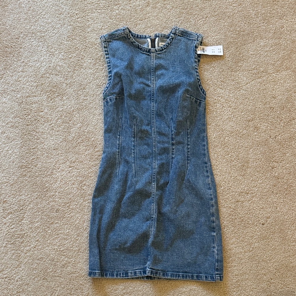 Abercrombie & Fitch Blue Denim Mini Dress